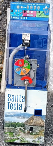 Münzautomat Castro de Santa Tecla (2023) in A Guarda – Titelbild