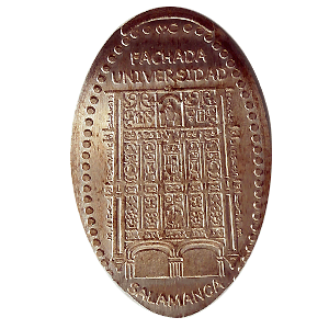 Fachada de la universidad – Geplette munt