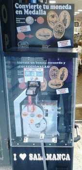 Muntautomaat Turística 4 in Salamanca