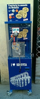 Münzautomat Turística 3 in Segovia