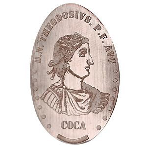 Teodosio I – Pressmünze