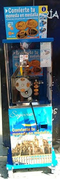 Münzautomat Turística 7 (2019) in Segovia