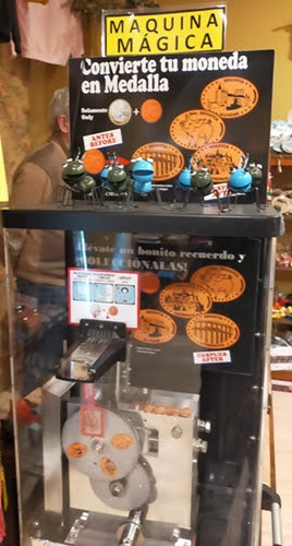 Münzautomat Turistica 9 (2021) in Segovia