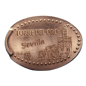 Trorre del Oro y palmeras – Pressmünze
