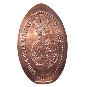 Cristo de la Sentencia – Moneda elongada