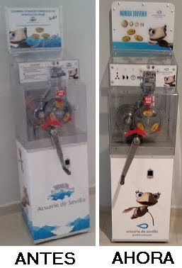 Muntautomaat Acuario in Sevilla
