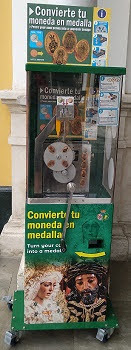 Muntautomaat Hermandad Macarena 2021-2 in Sevilla
