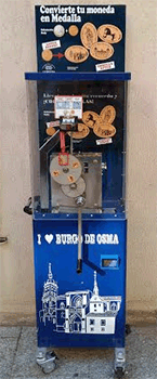 Münzautomat Burgo de Osma 2 in El Burgo de Osma-Ciudad de Osma – Titelbild