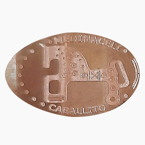 Caballo. Fíbula celtíbera – Pressmünze