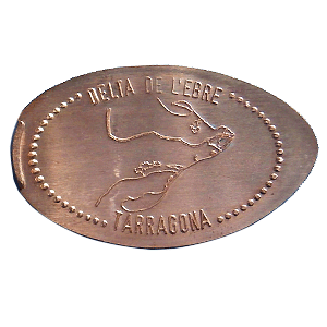 Mapa del Delta del Ebro – Pressmünze