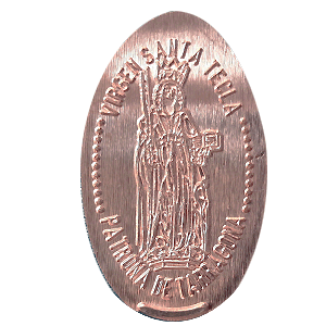 Santa Tecla – Moneta schiacciata
