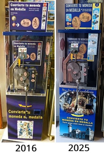 Münzautomat Virgen de la Candelaria 2/2 (2013) – Titelbild