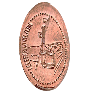 Teleférico del Teide – Pressed coin