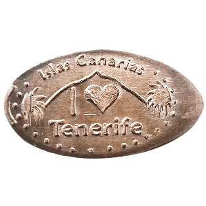 I Love Tenerife – Pressmünze