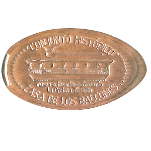 Logo Casa de los Balcones – Geplette munt