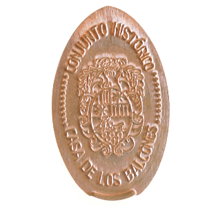 Escudo casa de los Balcones – Geplette munt