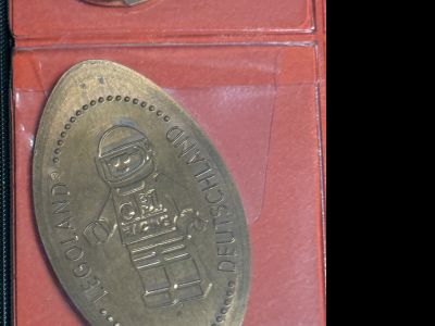 Souvenirmünze – Motiv von Münzautomat Legoland (Lego Fabrik) (Günzburg)