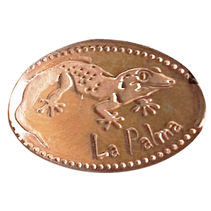 Lagarto. La Palma – Pressmünze