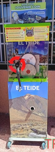 Machine à pièces Papillon à La Orotava