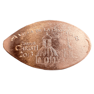 Corpus Christi - Cúpula Iglesia de la Concepción – Geplette munt