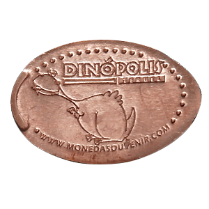 Souvenir coin Dinópolis 3/3 (2013) in Teruel