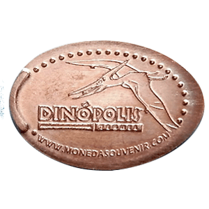 Souvenir coin Dinópolis 3/3 (2013) in Teruel