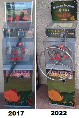 Coin machine Dinópolis 3/3 (2013) in Teruel