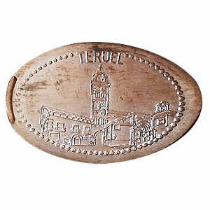 Souvenir coin Turística (2019) in Teruel
