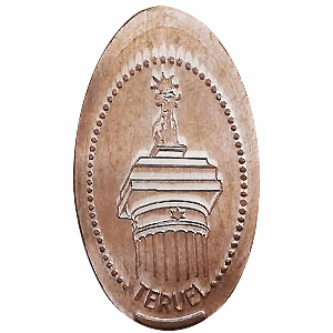 Souvenir coin Turística (2019) in Teruel