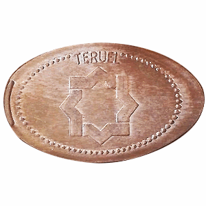 Souvenir coin Turística (2019) in Teruel