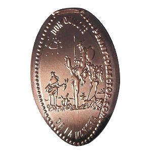 Don Quijote y Sancho – Pressmünze