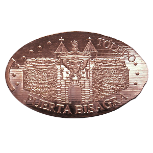 Puerta de Bisagra – Geplette munt
