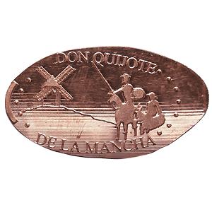 Don Quijote y Sancho – Geplette munt