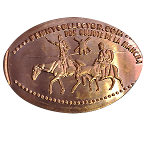 Don Quijote y Sancho – Geplette munt