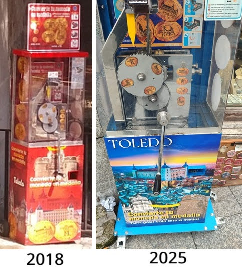 Muntautomaat Turística 4 (2018) in Toledo