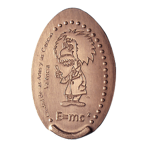 Einstein – Pressmünze