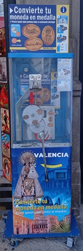 Muntautomaat Turística in Valencia