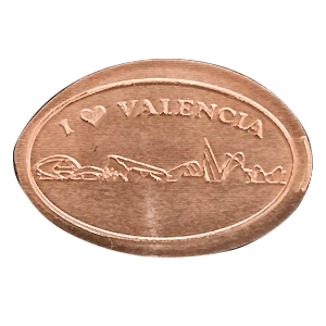 I Love Valencia. Ciudad de las artes y las ciencias – Pressmünze