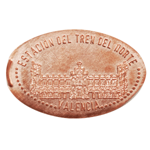 Estación de tren del Nord – Geplette munt