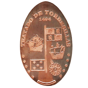 Tratado de Tordesillas 1494 – Pressmünze