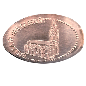 Basílica de Begoña – Moneda elongada