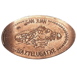 San Juan de Gaztelugatxe – Pressmünze