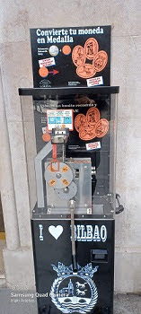 Muntautomaat Linea (2019) in Bilbao