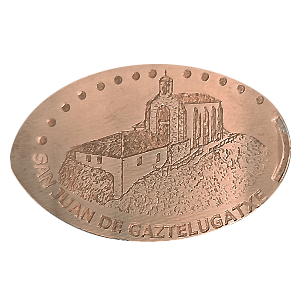 San Juan de Gaztelugatxe – Pressmünze