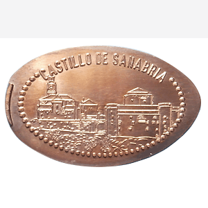 Castillo de Sanabria – Moneta schiacciata