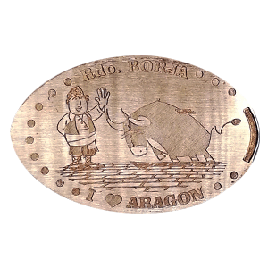 I Love Aragón. Recuerdo de Borja – Pressmünze