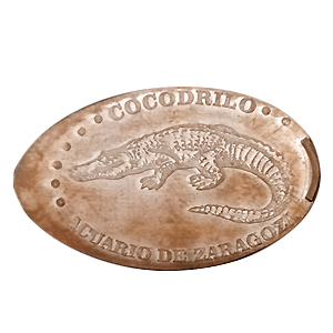 Cocodrilo – Moneta schiacciata