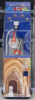 Münzautomat Monasterio de Piedra (2023) in Nuévalos – Titelbild