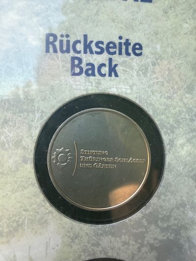 Schloss Heidecksburg – Souvenir Medaille – Rückseite