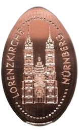 Souvenirmünze Handwerkerhof in Nürnberg